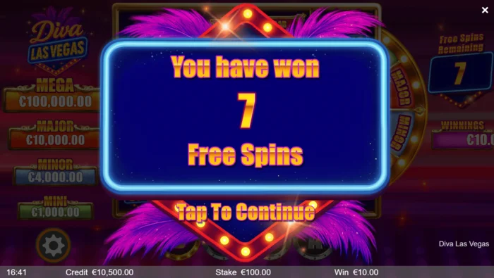 Diva Las Vegas - bónas Free Spins seolta